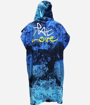 PONCHO PAT LOVE BLUE/CAMO