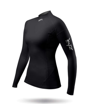 Maglietta vela in Eco Spandex a manica lunga da Donna - Nero