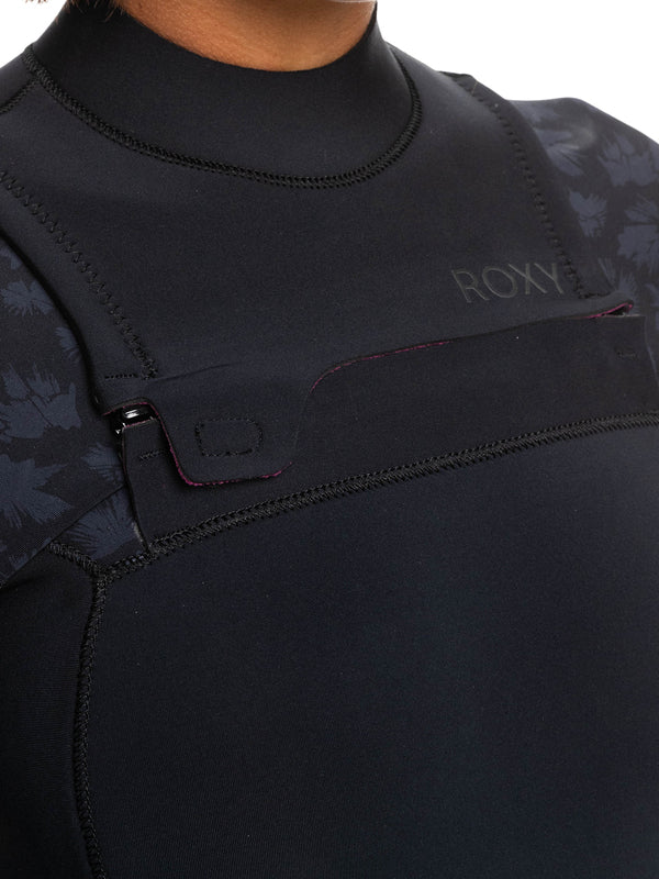 ROXY 4/3mm Swell Series - Muta con zip sul petto da Donna BLACK