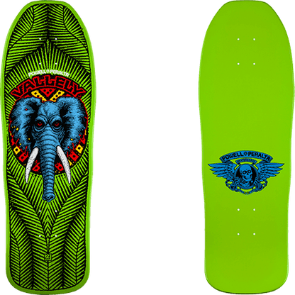 Tavola da Skate Powell Peralta Decks Vallely Elephant GREEN - 10