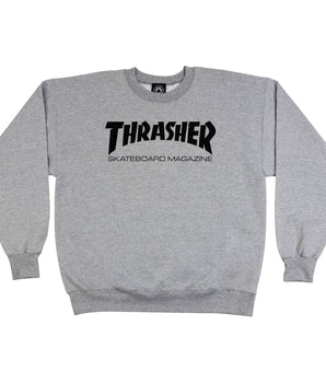 FELPA THRASHER SKATE MAG CREWNECK / GREY