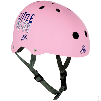 Protezioni skate Triple 8 Helmet Little Tricky Pink Youth casco