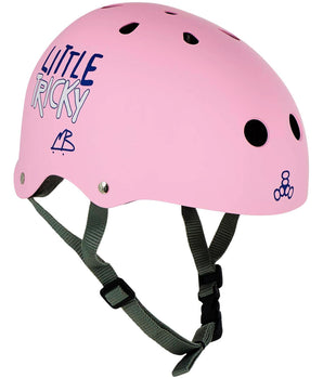 Protezioni skate Triple 8 Helmet Little Tricky Pink Youth casco